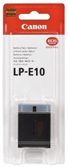 Canon baterija LP-E10 cena un informācija | Akumulatori fotokamerām | 220.lv