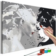 DIY glezna uz audekla - Black &amp; White cena un informācija | Gleznas pēc numuriem | 220.lv
