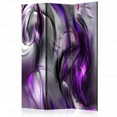 3-daļīgs aizslietnis - Purple Swirls [Room Dividers] cena un informācija | Aizslietņi | 220.lv