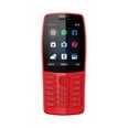 Nokia 210, Dual Sim, Sarkans cena un informācija | Mobilie telefoni | 220.lv