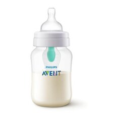 AVENT pudelīte koliku mazināšanai ar AirFree vārstu 260 ml, 1 m+ SCF813/14 cena un informācija | Bērnu pudelītes un to aksesuāri | 220.lv