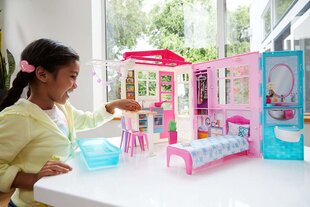 Lelle Barbie saliekamā māja cena un informācija | Rotaļlietas meitenēm | 220.lv