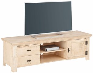 TV galdiņš Marilyn 2S1D, krēmkrāsas cena un informācija | TV galdiņi | 220.lv