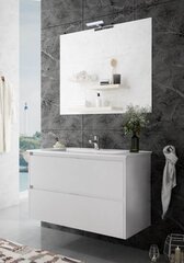 Vannas istabas mēbeļu komplekts Teka Inca Combo 2S, 100 cm balts cena un informācija | Vannas istabas mēbeļu komplekti | 220.lv