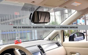 PMC-310 Parkošanās sistēma spogulī ar Bluetooth, kamera cena un informācija | Parkošanas sistēmas | 220.lv