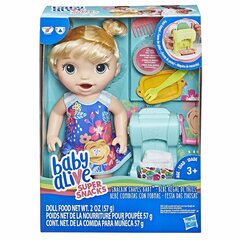 Baby Alive lellīte Snacking Shapes Baby, E3694 cena un informācija | Rotaļlietas meitenēm | 220.lv