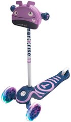 Smart Trike skrejritenis T3 ar apgaismotiem riteņiem un mugursomu, violets cena un informācija | Skrejriteņi | 220.lv