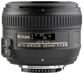 Nikon AF-S NIKKOR 50mm f/1.4G cena un informācija | Objektīvi | 220.lv