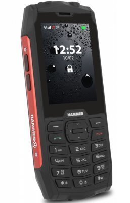 MyPhone Hammer4, Dual Sim, Melns/Sarkans atsauksme