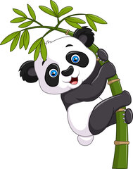 Bērnu interjera uzlīme Panda uz bambusa cena un informācija | Dekoratīvās uzlīmes | 220.lv