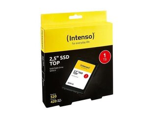 Intenso SSD 2.5 Top 1TB cena un informācija | Iekšējie cietie diski (HDD, SSD, Hybrid) | 220.lv