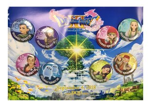 Dragon Quest XI: Echoes of an Elusive Age - Exclusive Pin Badges 8-Pack cena un informācija | Datorspēļu suvenīri | 220.lv