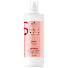 Micelārais šampūns bojātiem matiem Schwarzkopf Professional BC Bonacure Peptide 1000 ml cena un informācija | Šampūni | 220.lv