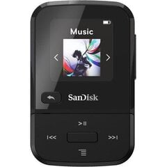 Sandisk CLIP SPORT GO 16GB, Melns cena un informācija | MP3 atskaņotāji | 220.lv