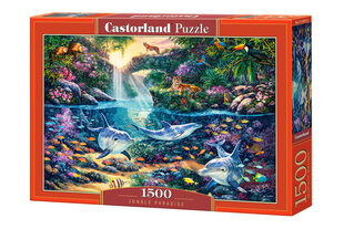 Puzle Puzzle Castorland, 1500 det. "Jungle Paradise" cena un informācija | Puzles, 3D puzles | 220.lv
