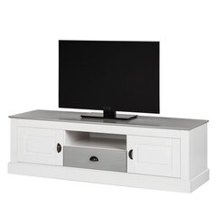 TV galdiņš Notio Living Tommy 150, balts/pelēks cena un informācija | TV galdiņi | 220.lv
