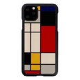 MAN&WOOD SmartPhone case iPhone 11 Pro Max - Mondrian Wood Black cena un informācija | Telefonu vāciņi, maciņi | 220.lv