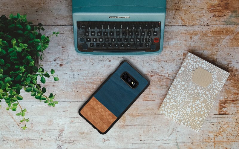 MAN&WOOD SmartPhone case Galaxy S10 Lite denim black internetā