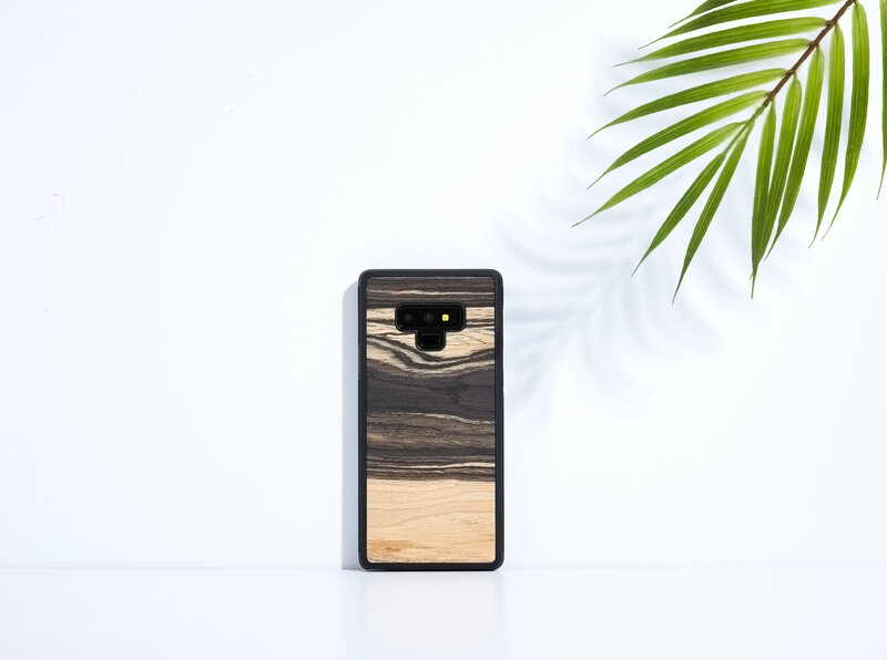MAN&WOOD SmartPhone case Galaxy Note 9 white ebony black cena