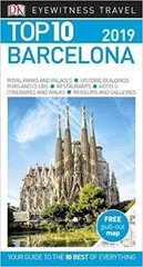Top 10 Barcelona: 2019 cena un informācija | Ceļojumu apraksti, ceļveži | 220.lv