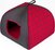 Guļvieta-būda Hobbydog Igloo R3, 49x49x40 cm, sarkana