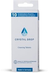 Crystal Drop tīrīšanas tabletes 10 gab cena un informācija | Kafijas automātu piederumi | 220.lv