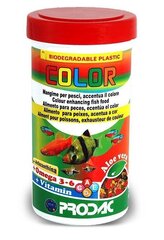 Prodac Color pārslas, kas izceļ krāsas 250ml 50g cena un informācija | Zivju barība | 220.lv