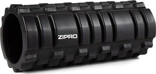 Treniņu cilindrs - masāžas veltnis Zipro Fitness, melns cena un informācija | Masāžas piederumi | 220.lv