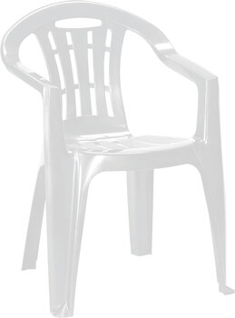 Plastmasas krēsls 4living Curver Mallorca, balts cena un informācija | Dārza krēsli | 220.lv