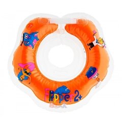 Peldēšanas riņķis zīdaiņiem ap kaklu Roxy Kids Flipper red, 24+ cena un informācija | Mazuļa mazgāšana | 220.lv