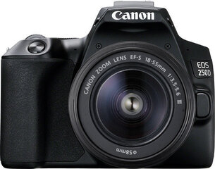 Canon EOS 250D 18-55mm III cena un informācija | Digitālās fotokameras | 220.lv