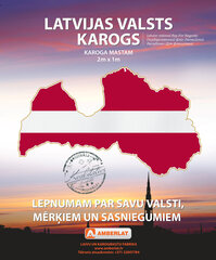 Latvijas valsts karogs karoga mastam, 2m*1m cena un informācija | Karogi un aksesuāri | 220.lv