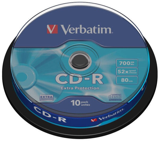 CD-R700MB52xExtraprotection,10gab.