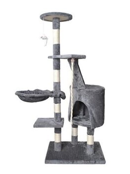 Nagu asināšanas mājiņa Alba Grey, 118 cm cena un informācija | Kaķu mājas, nagu asināmie | 220.lv