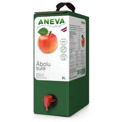 Ābolu sula dabīga, 3 L, Aneva J cena un informācija | Sulas, nektāri un sulu dzērieni | 220.lv