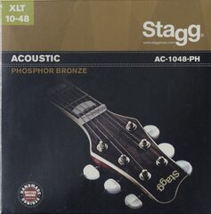 Stīgas akustiskai ģitārai Stagg AC-1048-PH Phosphor Bronze 0.010 - 0.048 cena un informācija | Mūzikas instrumentu piederumi | 220.lv
