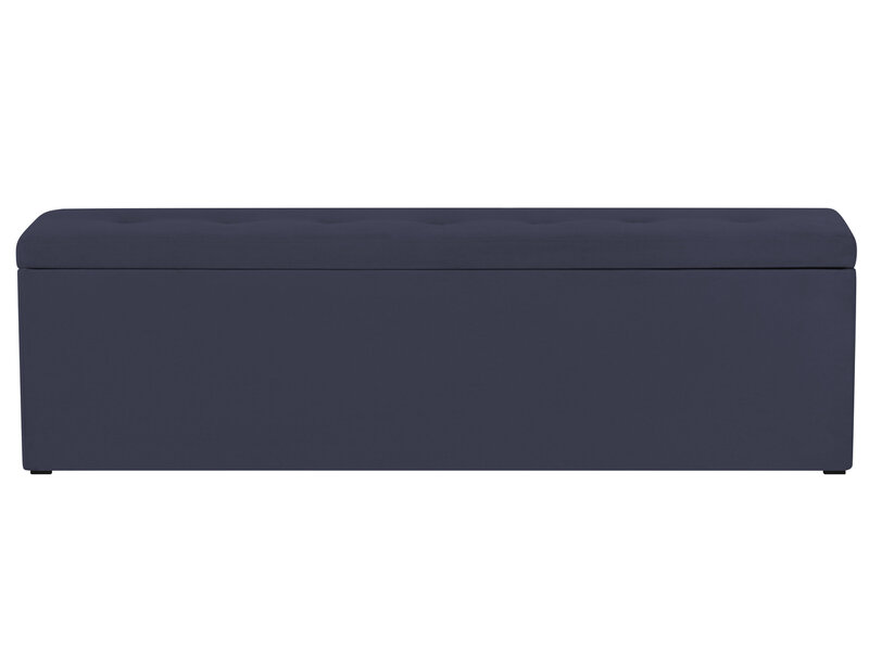 Pufs ar uzglabāšanas nodalījumu Windsor and Co Astro 160, tumši zils internetā