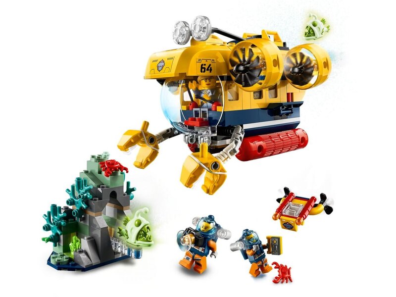 60264 LEGO® City Oceans Okeāna izpētes zemūdene lētāk