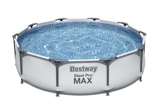 Karkasa baseins Bestway Steel Pro Max 305x76 cm, ar filtru cena un informācija | Baseini | 220.lv