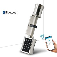 Elektroniskais durvju cilindrs TTLOCK Bluetooth 35x35T cena un informācija | Durvju slēdzenes | 220.lv