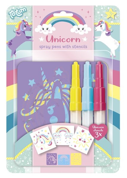 Radošais zīmēšanas komplekts TOTUM Unicorn Spray Pens, 071018 cena