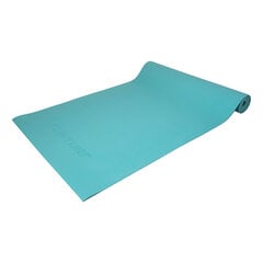 Коврик для йоги Tunturi PVC 182x61x0.4 см, бирюзовый цена и информация | Коврики для йоги, фитнеса | 220.lv