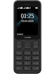 Nokia 125 (TA-1253), Dual SIM, Black цена и информация | Мобильные телефоны | 220.lv