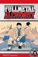 Komiksi Manga Fullmetal alchemist Vol 15 cena un informācija | Komiksi | 220.lv