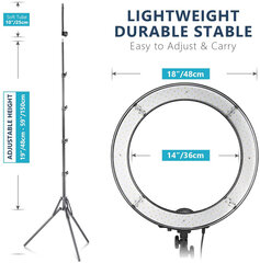 Lampa Neewer ring light led cena un informācija | Apgaismojums fotografēšanai | 220.lv