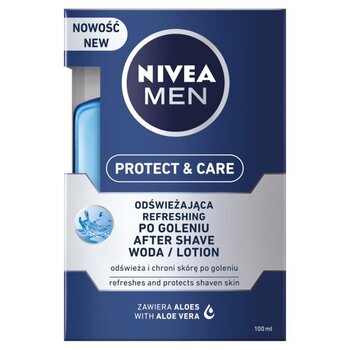 Pēc skūšanās losjons Nivea Men Protect & Care 100 ml cena un informācija | Skūšanās piederumi, kosmētika | 220.lv