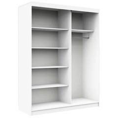 Шкаф NORE CLP 150 с зеркалом, белый цена и информация | Шкафы | 220.lv