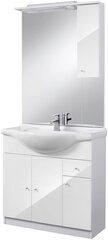 Vannas istabas mēbeļu komplekts Defra San Diego D85, balts cena un informācija | Vannas istabas mēbeļu komplekti | 220.lv