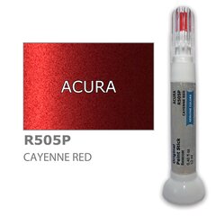 Krāsu korektors skrāpējumu korekcijai ACURA R505P - CAYENNE RED 12 ml cena un informācija | Auto krāsas | 220.lv