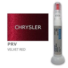 Krāsu korektors skrāpējumu korekcijai CHRYSLER PRV - VELVET RED 12 ml cena un informācija | Auto krāsas | 220.lv